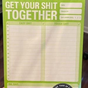 NEW Get Your **** Together Note Pad